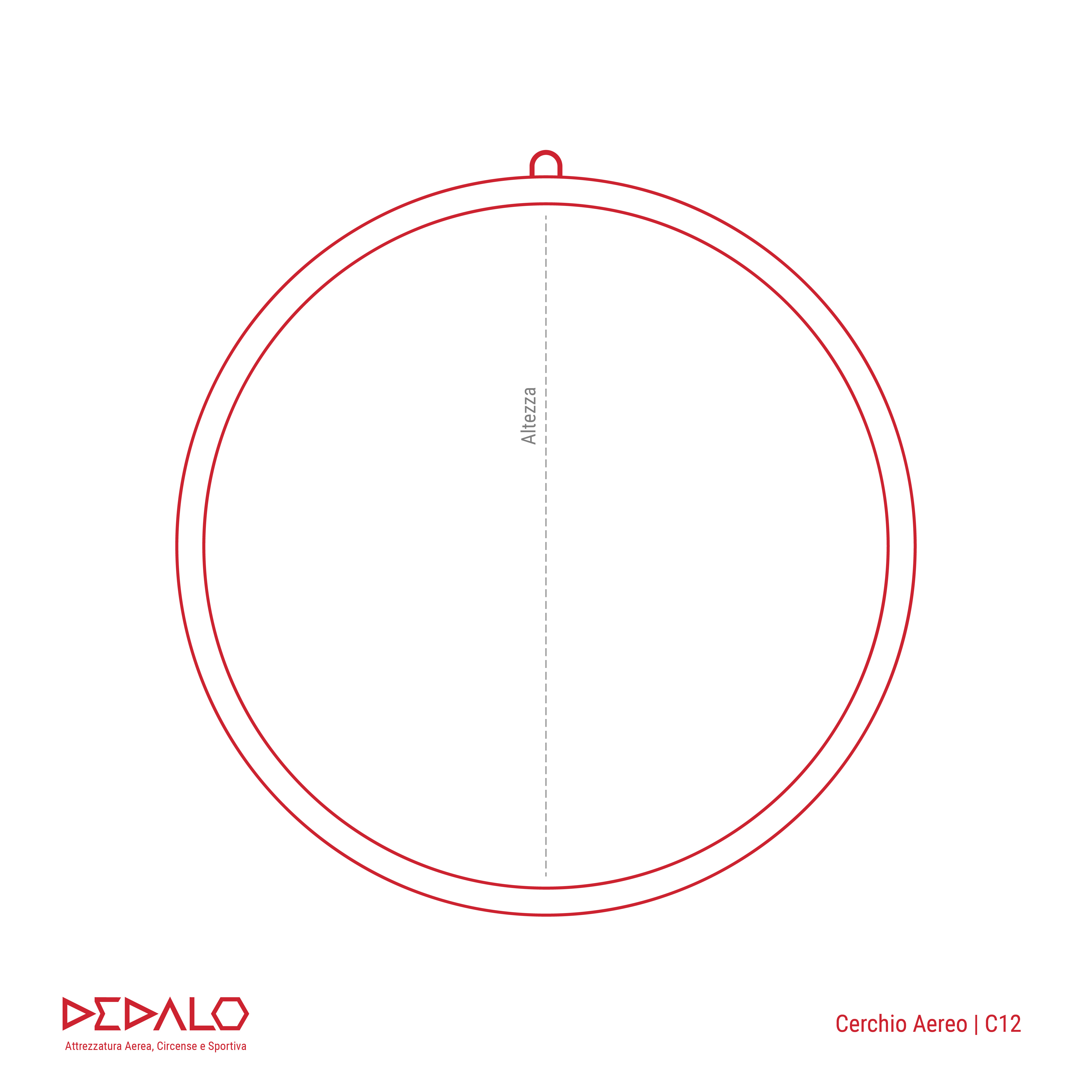 Cerchio Aereo // Aerial Hoop – dedalo, prodotti per l'aerea